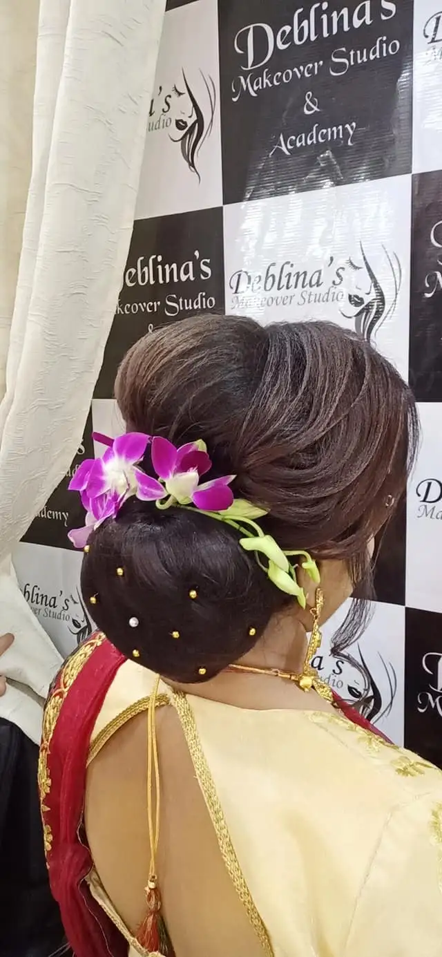 Hair styling portrait by Deblina's Makeover